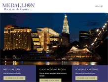 Tablet Screenshot of medallionwealth.com